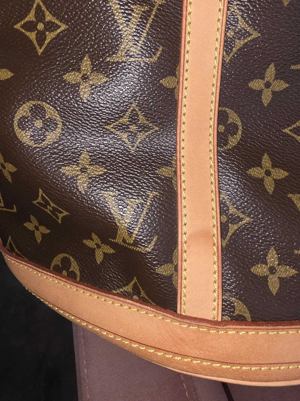 Louis Vuitton Monogram Petit Noe Bucket Bag GM- Brown & Tan